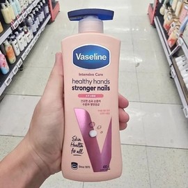 Vaseline Intensive Care Healthy Hand & Stronger Nail Lotion 400ml 203134 / 바세린 인텐시브 케어 헬씨 핸드 앤 스트롱거 네일 로션 400ml 203134
