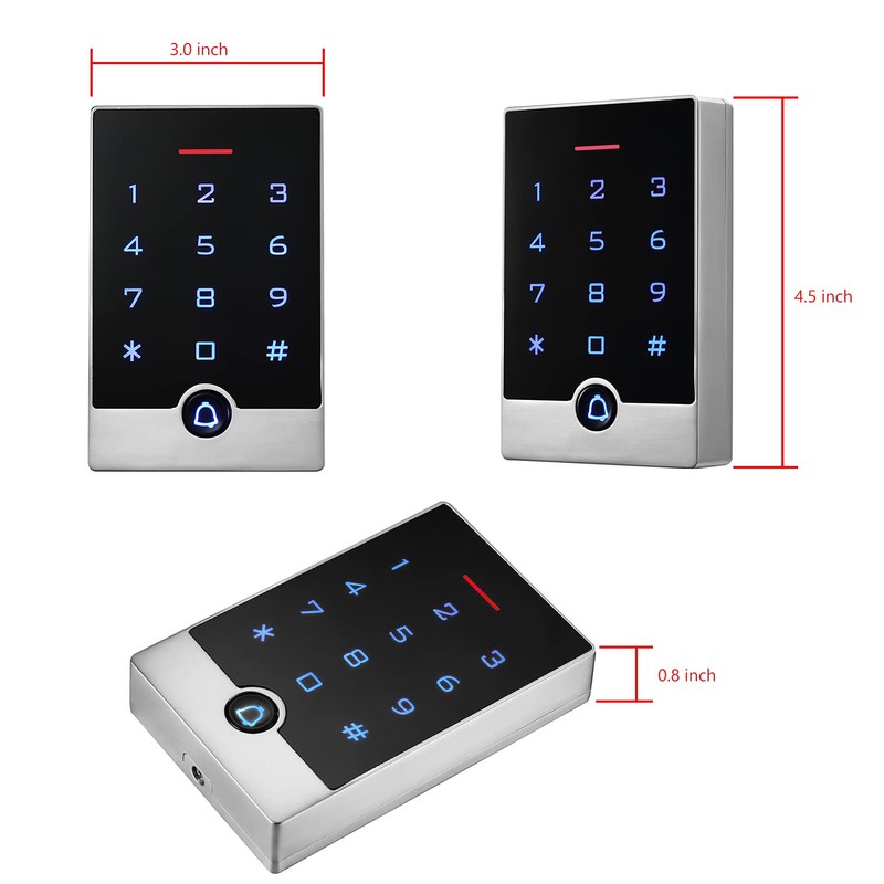 Security Door Access Control Keypad, RFID Keypad with ID Key