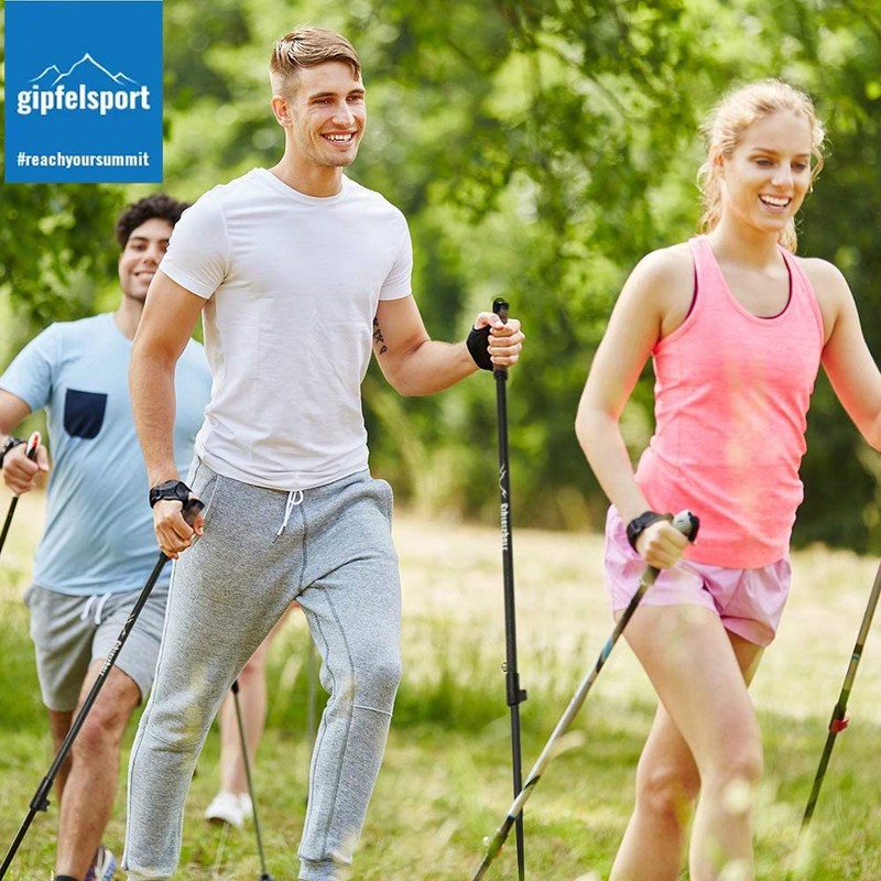 gipfelsport Nordic Walking Rubber Buffer Pads for Nordic Walking Poles