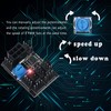 MEIRIYFA 3 Pin 4 Pin Fan Adapter PWM PC Chassis