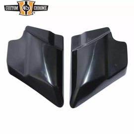 Custom Chrome Left & Right Side Cover Panel Unpainted Fit For Harley Touring Road King 2009+