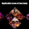 13 Inch Wax Lava Lamp Glitter Lava Lamp Liquid Wax