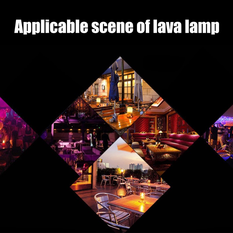 13 Inch Wax Lava Lamp Glitter Lava Lamp Liquid Wax