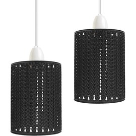 LEDSone Industrial Metal Cage Lampshade for Indoor Pendant Lights Shade Easy Fit Wire cage for Dining Room Bedroom Kitchen