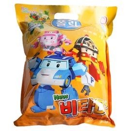 New Robocar Poli Vitamin D+ Peach Flavor 1000 Tablets Birthday Gift Daycare Kindergarten / New 로보카 폴리 비타민D+ 복숭아맛 1000정 생일선물 어린이집 유치원