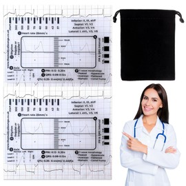 PXDUCN 7 Step Ruler,Nurse Accessories,Transparent ruler 7 Step Paramedic Accessories,Pocket Sized 8.6cm x 5.4cm Student Nurse Essentials Ideal for Students Paramedics Nurses Doctors