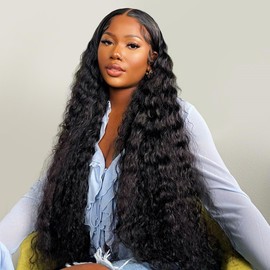 Wiggins Hair Loose Deep Wave Human Hair Wig 13x4 Transparent Lace Front Wig Ready To Go Glueless Wigs Human Hair Pre Plucked Hairline Pre bleached Loose Deep Wave Lace Front Wigs Human Hair 20 Inch