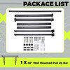 ECOTRIC 46'' Wall Mounted Pull Up Bar Chin up Bar
