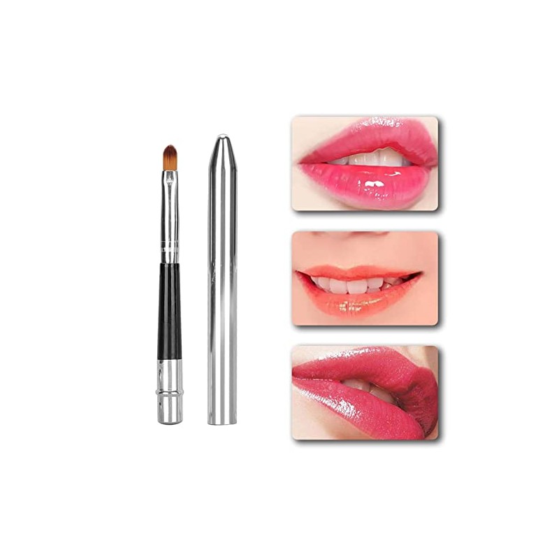 Pincel Labial Retráctil Grueso - Aplicador de Lápiz Labial Portátil