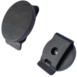 Xuoxeji Tool Holsters, Magnet Tool Belt Clip Strong, Clip-On Belt Magnet Holster for Hammer, Screws, Nails, Pliers, Screw Driver, Wrench, Tape Measure Clip Hardware 2 Pcs (6 magnets)