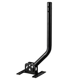 PBD Adjustable Attic/Outdoor Antenna & Weather Station Mounting Pole Universal Mount Brackets - Easy Installation, Solid Structure, Weather Proof (1" Diameter,16.5" Arm Length)