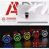 APIELE 16mm Latching Push Button Switch 0.63" 12V Power Symbol