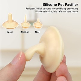 HSYFUSA Pet Feeding Syringe-Baby Animal Feeding for Accurate Milk Measurement Finger Feeding Syringe with Pacifier, Suitable for Newborn Kittens Puppies Hamsters Rabbits Squirrels (M)