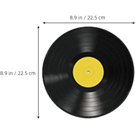 16 Discos de Vinilo Decorativos Resistentes para Pared, Ideales para Cafeterías, Bares y Salones Ambiente Vintage