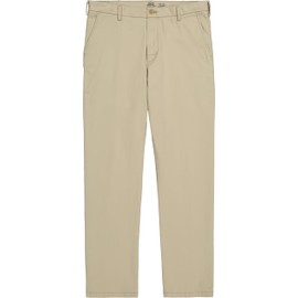 IZOD Men's Saltwater Stretch Flat-Front Chino Pants, Pale Khaki Strt, 36W x 32L