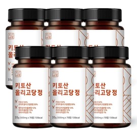 Natural Barum 100% pure chitosan oligosaccharide powder powder tablets, 70 tablets, 6 pcs / 자연바름 순도 100% 키토산 올리고당 가루 분말 정, 70정, 6개