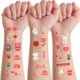 Valentines Tattoos For Kids, Class Valentines Day Gifts For Kids, Kids Valentines Day Gifts For School, Daughter Valentines Day Gifts, Valentines Day Temporary Tattoos, Easter Tattoos