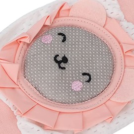 ZJchao Rodilleras para Bebé de 2 Piezas, Protección, Cierre Elástico Grueso, Transpirable, Lindo Gato Rosa, Rodilleras Ajustables para Bebé           