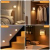 HESUSLA 2-Pack Motion Sensor Night Light, Rechargeable Wireless Magnetic LED
