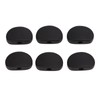 6Set Guitar Tuning Peg Buttons Ebony Metal Tuner Machine Head