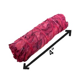 NessaStores 26 Dragon's Blood Sage Smudge Sticks, 4 Inch Hand Tied, All Natural, Ethically Sourced for Home Cleansing, Stress Relief, & Clearing Negative Energy. JC-160