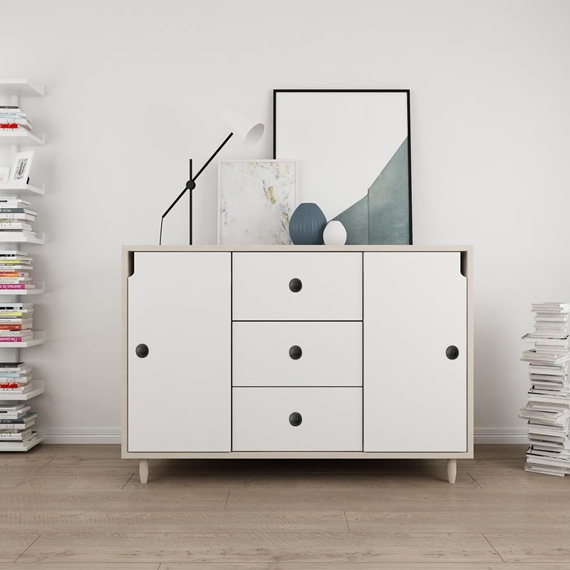 Mwrenqei 20 PCS Self-Adhesive Cabinet Knobs Plastic Self-Stick Drawer Knobs