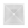 Piumeif 12x12 Bathroom Exhaust Fan Cover with Springs, Replacement Vent