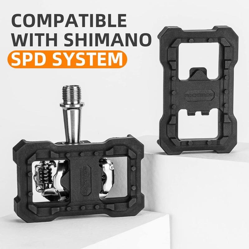ROCKBROS Clipless Bike Pedal to Convert Flat Pedals Universal Platform