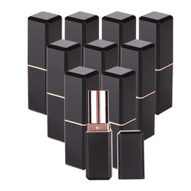 ANGGREK 10pcs DIY Cosmetic Lipstick Tubos vacíos Tubos de contenedores de lápiz labial hechos a sí mismos Tubos