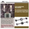 CAMPINGMOON 2 Outlet Adapter for EN417 Lindal Valve Canister Device