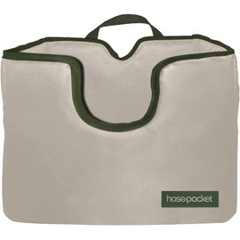 Expandable Garden Hose Holder by Hose Pocket – Store Your Expandable Garden Hose Neatly and Simply – Size Large Designed For 50-100 ft. Hose (Large)