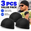 3 Pcs Breathable Mesh Skull Cap for Cycling – Moisture-Wicking,