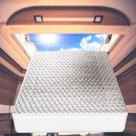 SIKADEER SIKADEER RV Vent Insulator 14x14x3, 2 Piece Universal RV Skylight Cover with Reflective Surface, Skylight Shade Energy Savings Sunroof Fits for 14 Inch X 14 Inch RV/Camper Vents