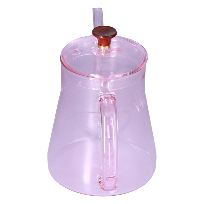 Coffee Kettle Glass Coffee Pot 600ML Coffee Drip Kettle Long