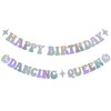 Happy Birthday Dancing Queen Banner Dancing Queen Themed Birthday Party