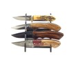 Black Knife Display Stand Rack Holder Organizer For 4 Fixed