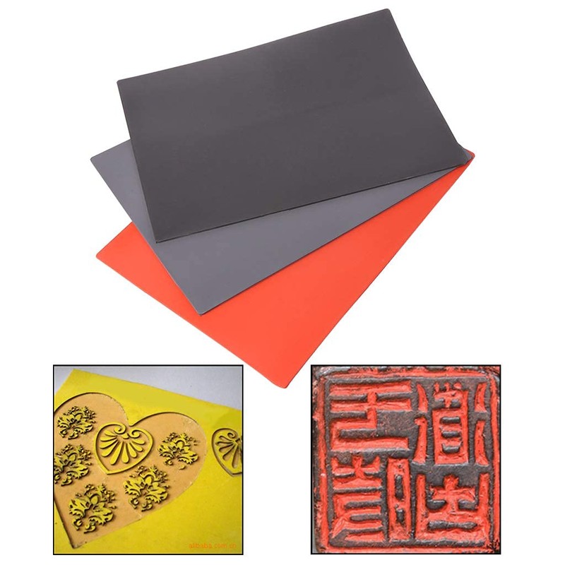 Laser Rubber Sheet Oil Abrasion Resistance Precise Printing Engraving Sealer