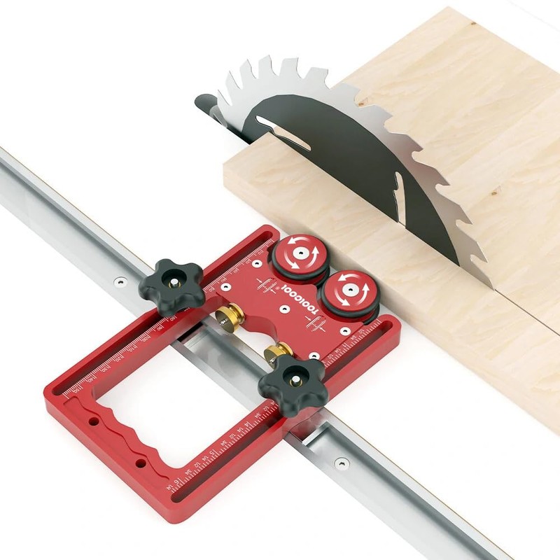 TOOLCOOL One Way Bearing Roller Featherboards Feather Boards for Table