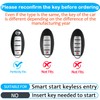 Compatible with Nissan Key Fob Cover with Leather Keychain,Soft TPU