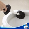 MR.SIGA Toilet Bowl Brush and Holder for Bathroom, Black, 1