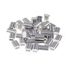Sutemribor 1/8 Inch Aluminum Crimping Loop Sleeve for Wire Rope