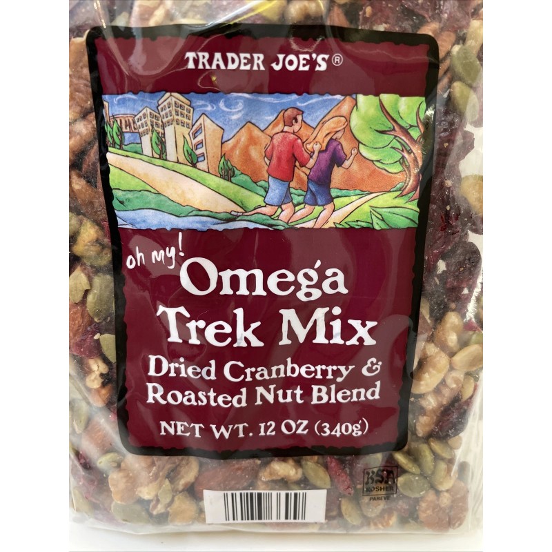 Trader Joe's 2 Packs Trader Joe's Omega Trek Mix Dried