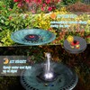 GAIZERL Solar Fountain 2024 Newest, 3.5W Solar Birdbath Fountains with