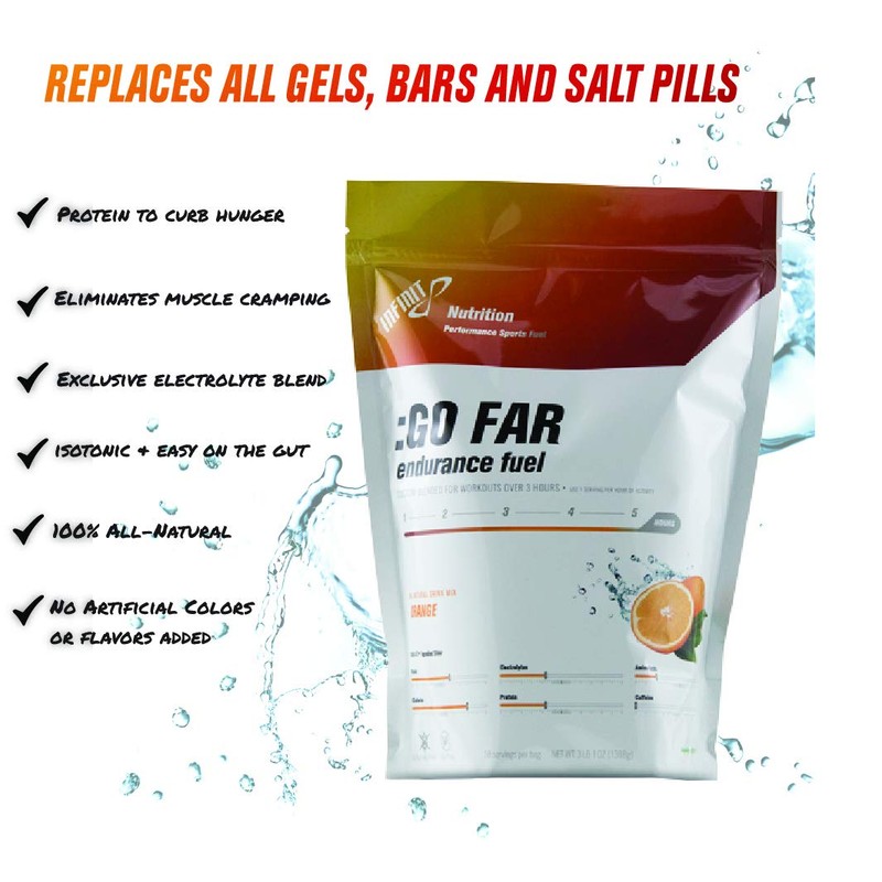 INFINIT Nutrition GO FAR Orange - The only All-in-one Endurance