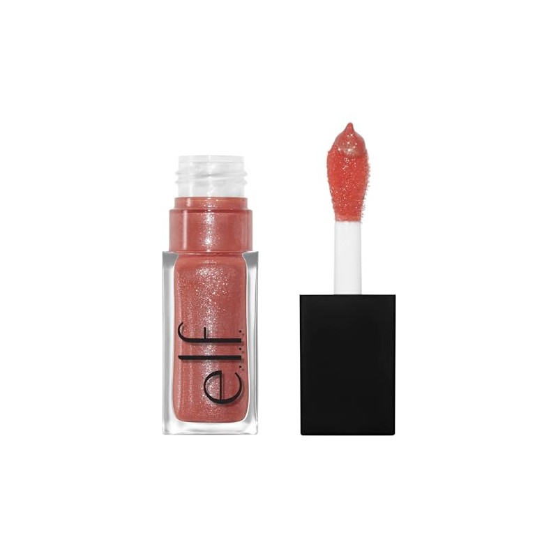 e.l.f. Glow Reviver Lip Oil Glimmer Princess Cut - Pinky