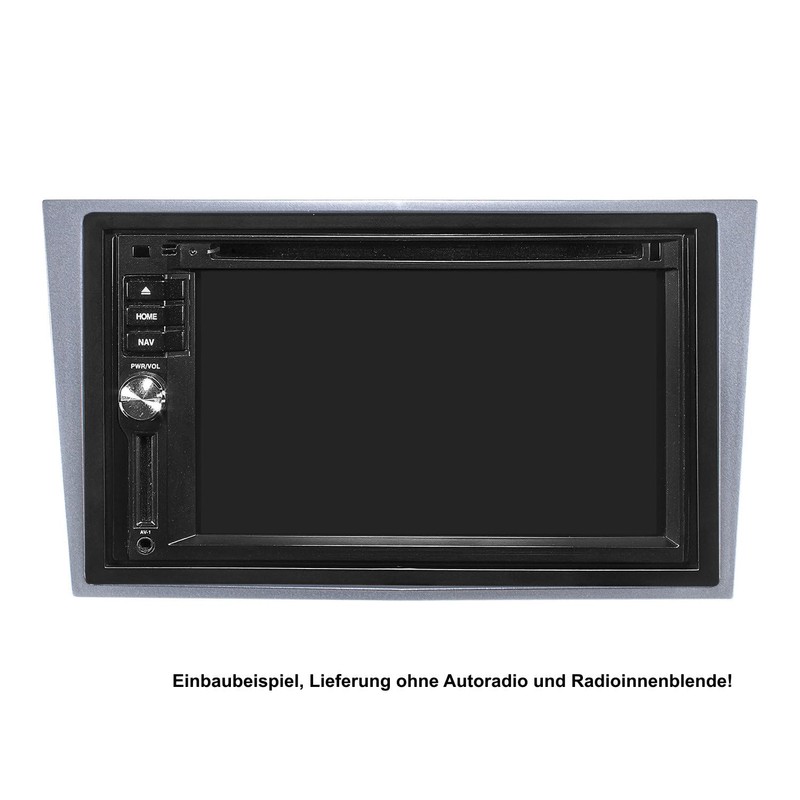 tomzz Audio 2439-138 Double DIN Radio Faceplate Compatible with Opel