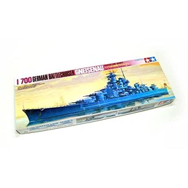 RCECHO Tamiya Military Model 1/700 War Ship German Battle Cruiser Gneisenau 77520