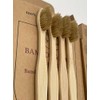 All Plastic-Free Bamboo Toothbrushes with Hog Bristles / Natural Bristles