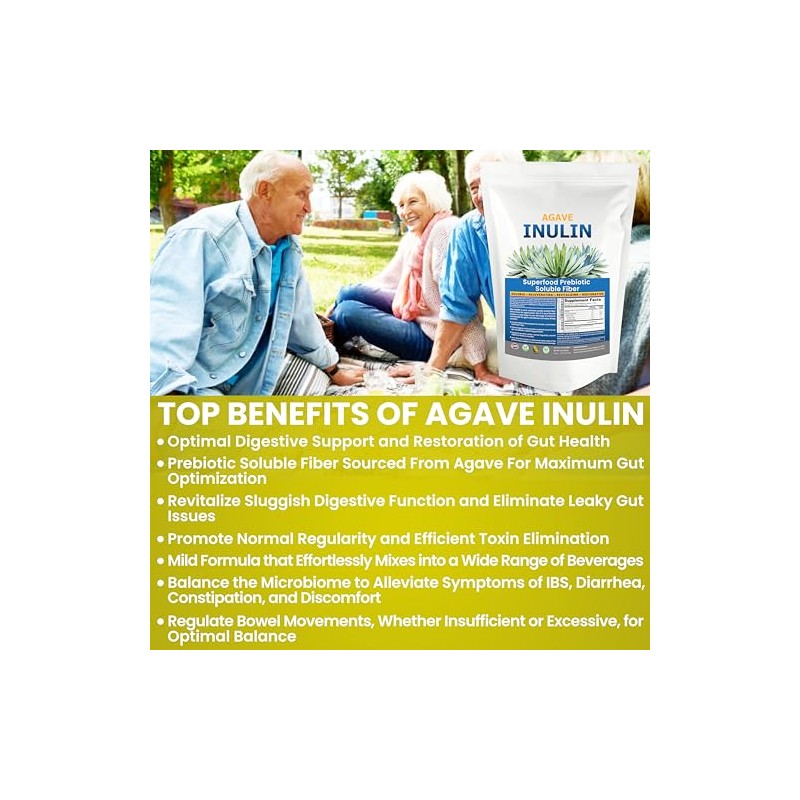 Kidney Restore- Inulina en Polvo (16oz1lbs) Suplemento de Fibra Soluble