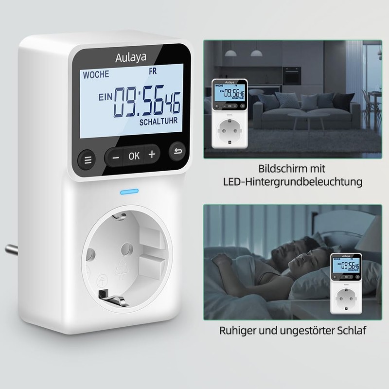 Digital Timer Made to Measure German Version Socket with 25